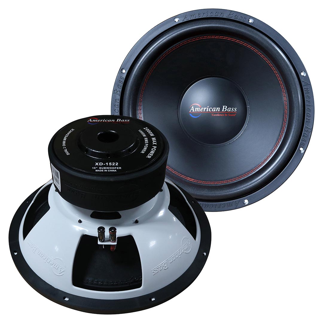 A relevant stock photo of 15 inch subwoofer in a typical setting.
