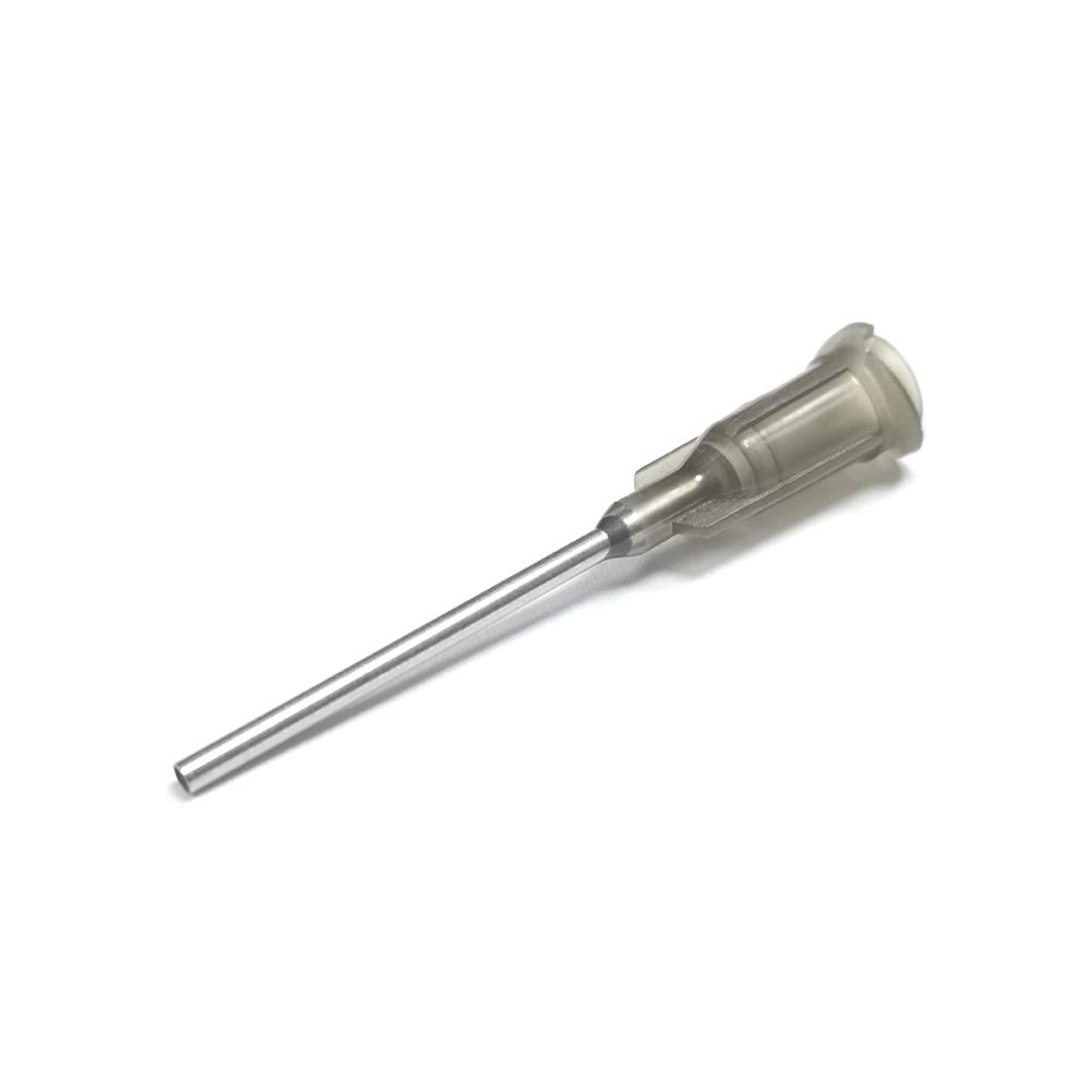 A relevant stock photo of 16 gauge needle in a typical setting.