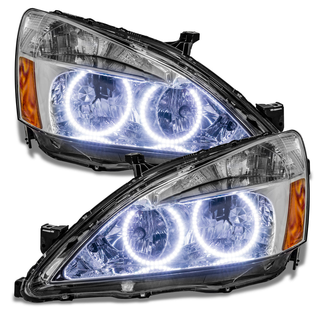 A relevant stock photo of 2005 honda accord bi-led headlights in a typical setting.