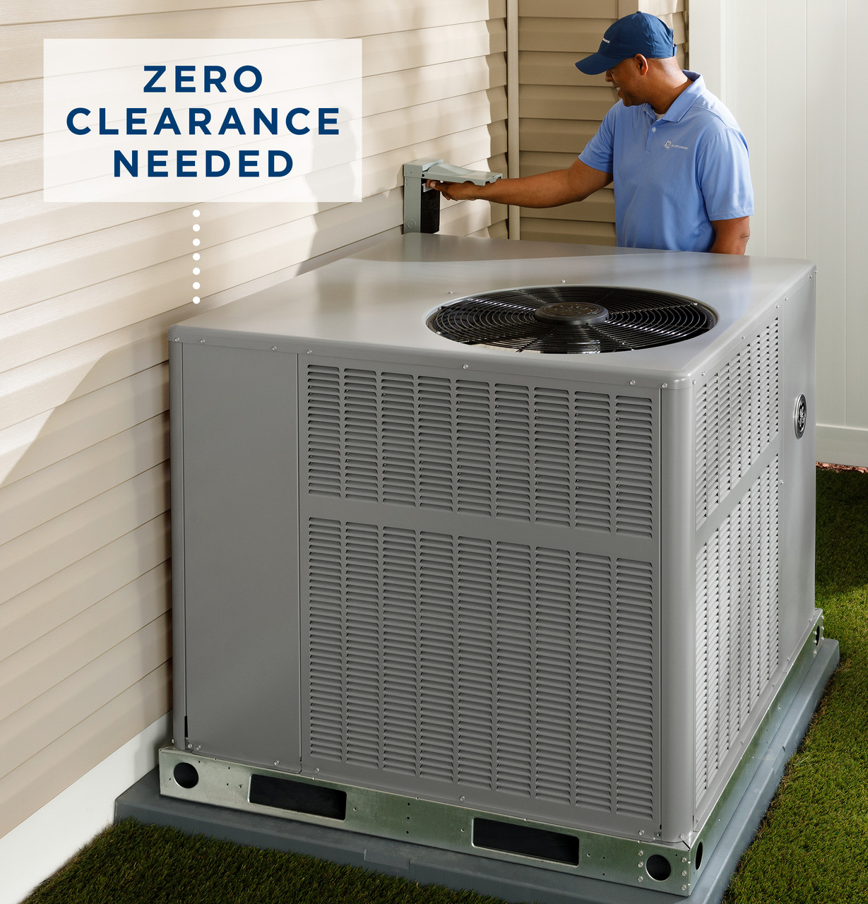A relevant stock photo of 3 ton ac in a typical setting.