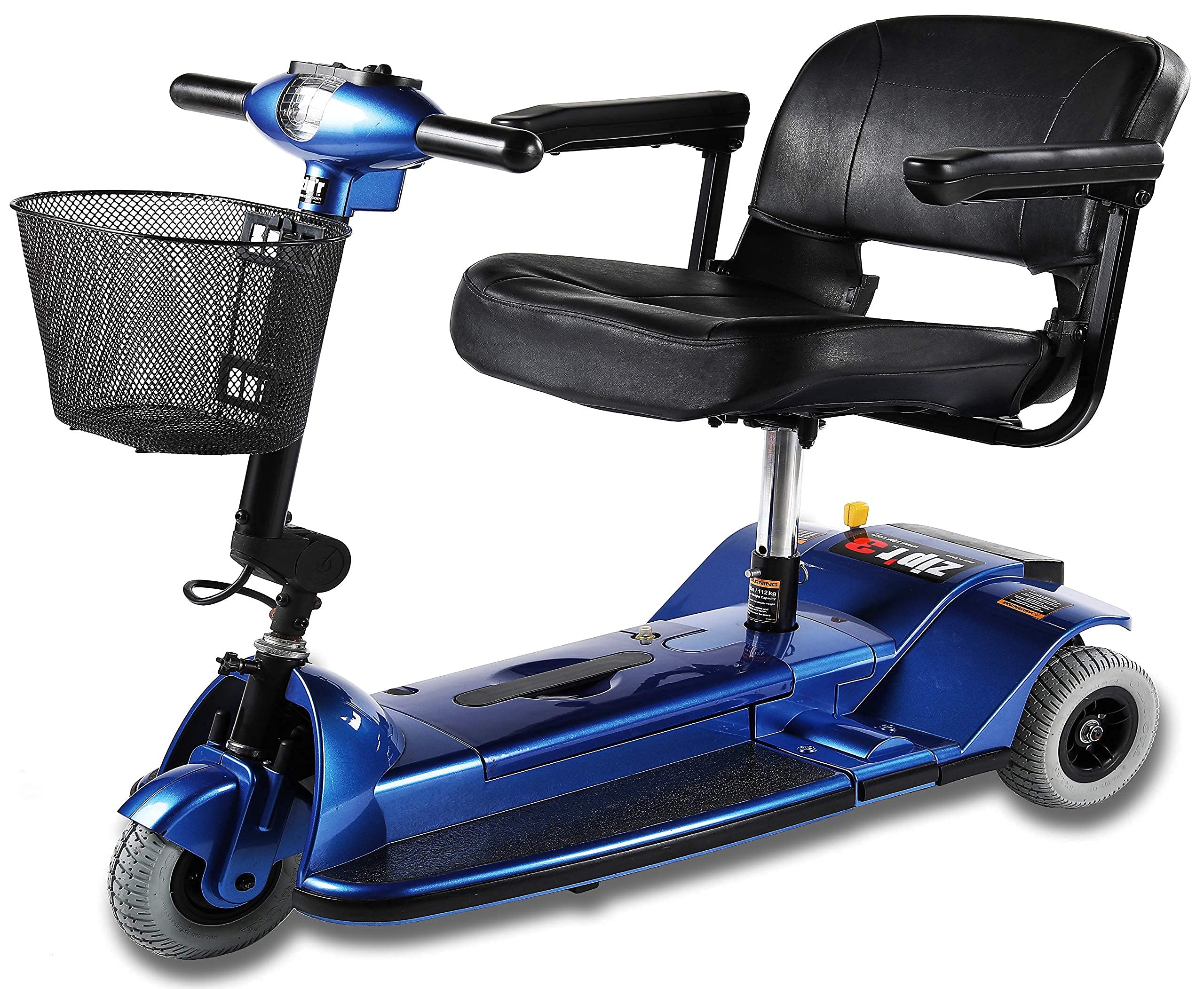A relevant stock photo of 3 wheel scooter in a typical setting.