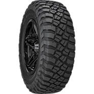 A relevant stock photo of 33 inch tires in a typical setting.