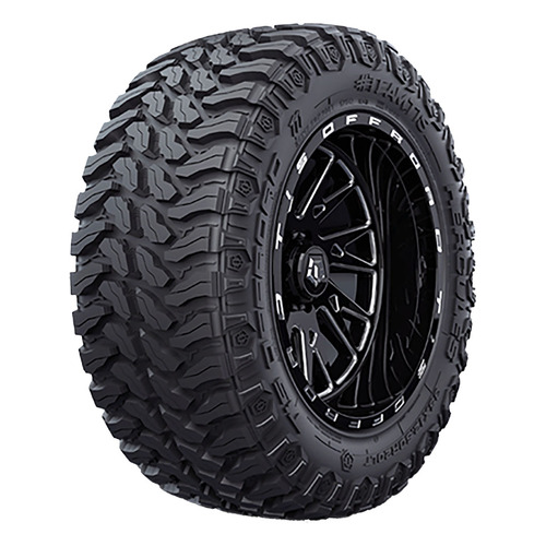 A relevant stock photo of 33x12.50r20 tires in a typical setting.