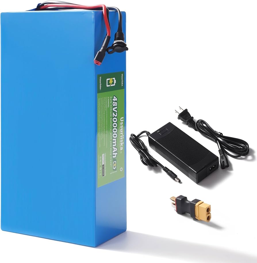 A relevant stock photo of 48v battery in a typical setting.