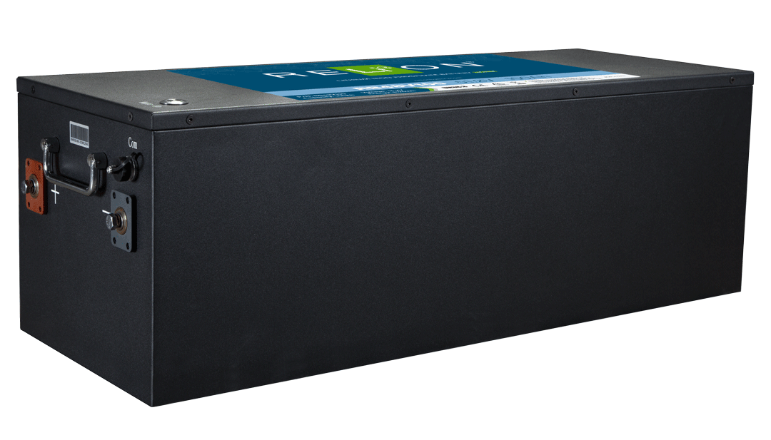 A relevant stock photo of 48v battery in a typical setting.
