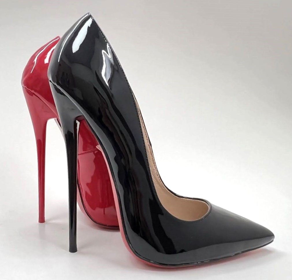 A relevant stock photo of 6 inch heels in a typical setting.