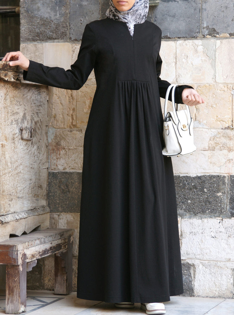 A relevant stock photo of abaya for women in a typical setting.