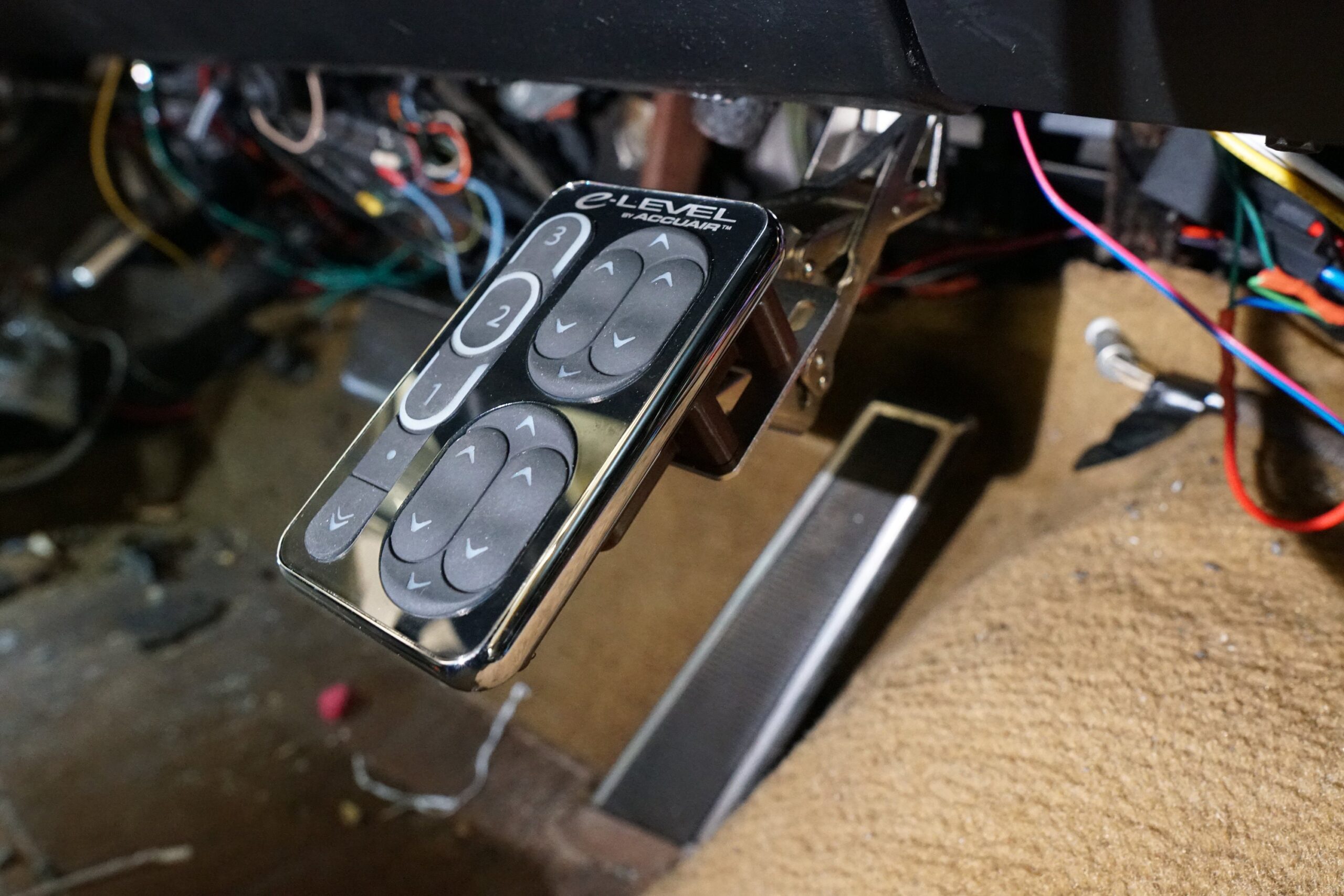 A relevant stock photo of accuair control holder in a typical setting.