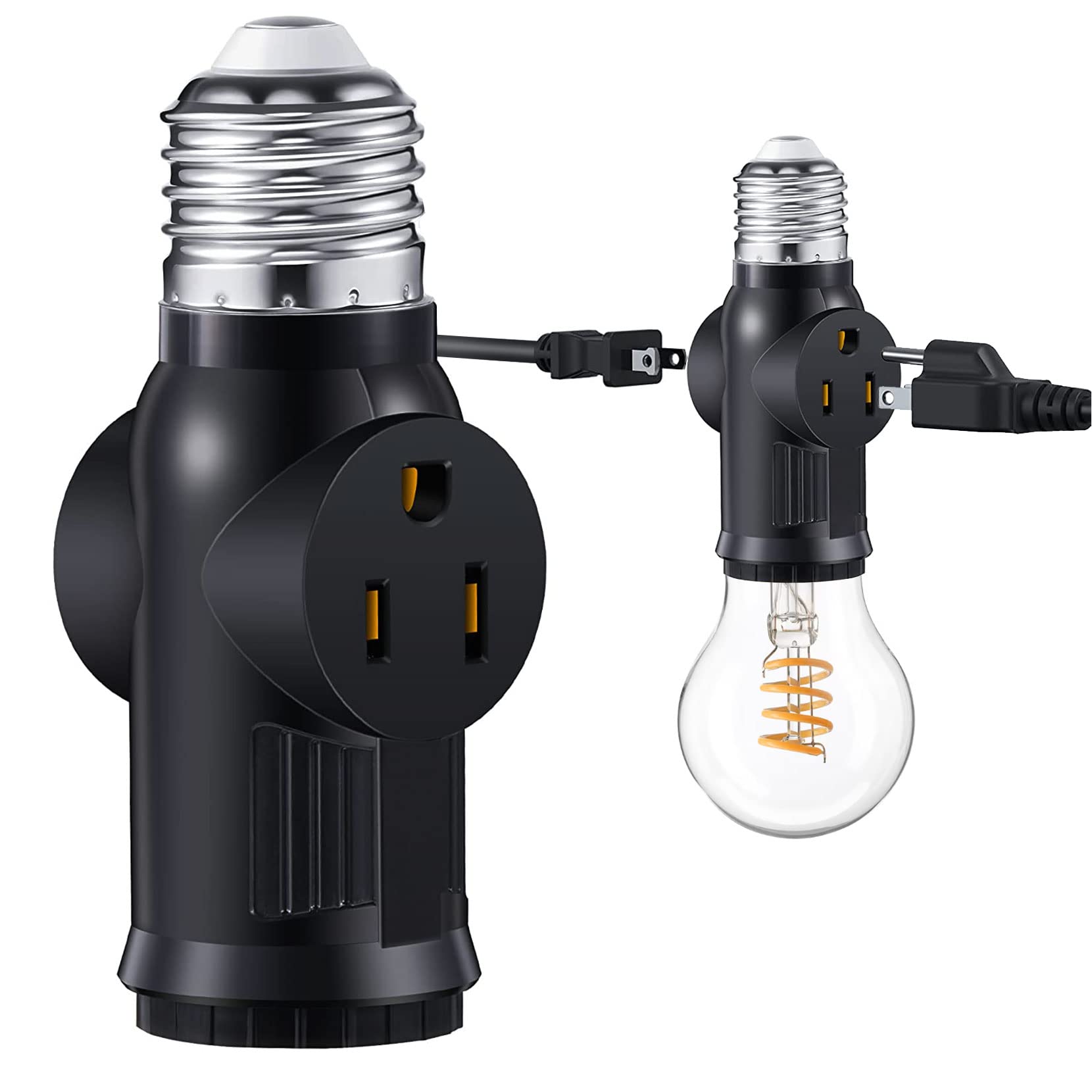 A relevant stock photo of adapter bulb socket in a typical setting.