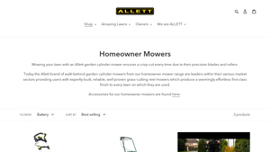Allett - Battery-Powered Mowers