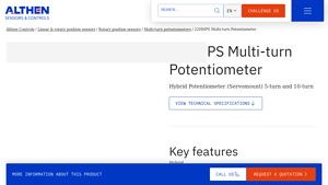 Althen Controls - 22HHPS Multi-turn Potentiometer