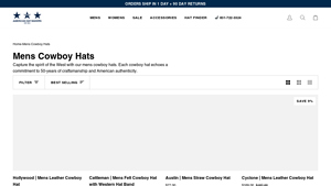 American Hat Makers - Hollywood & Cattleman Cowboy Hats