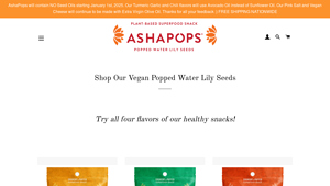 Asha Pops - Popped Water Lily Seed Snacks