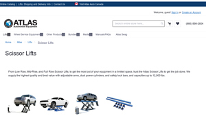 Atlas - 6MR Portable Mid-Rise Scissor Lift