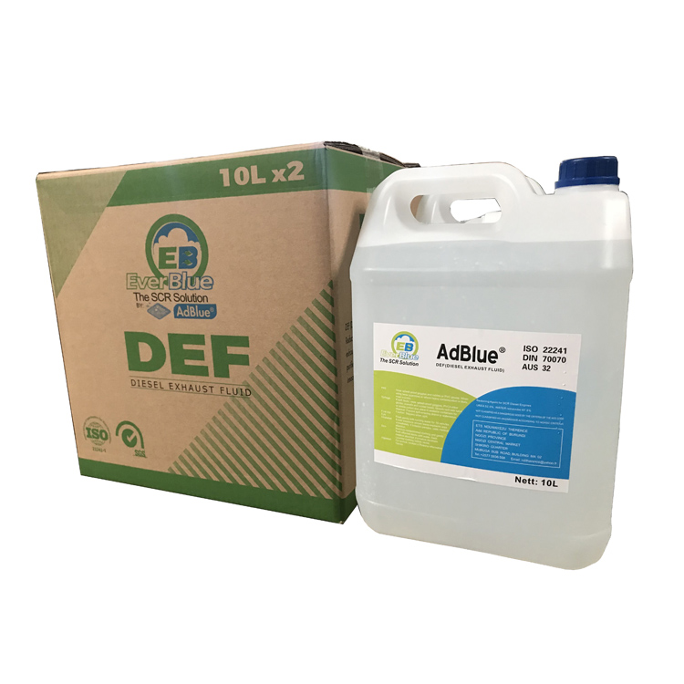 A relevant stock photo of aus 32 diesel exhaust fluid in a typical setting.