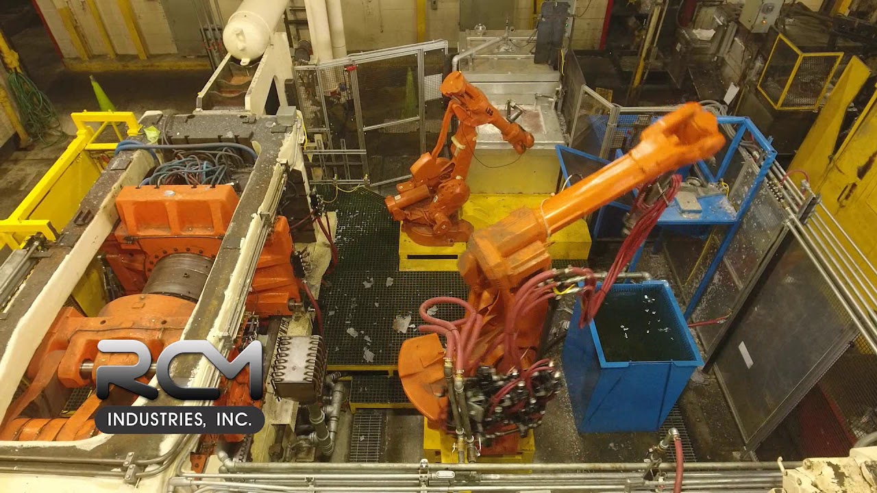 A relevant stock photo of auto diecasting in a typical setting.