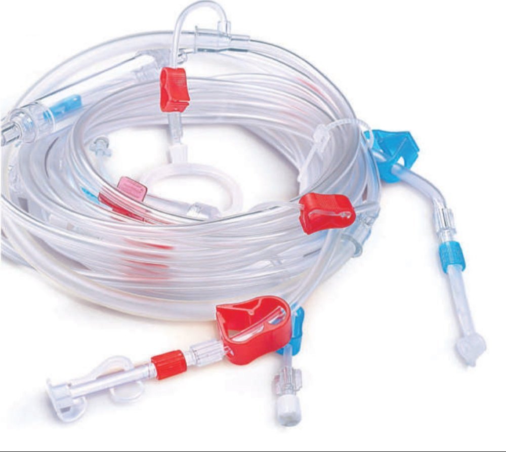 A relevant stock photo of av tubing in a typical setting.