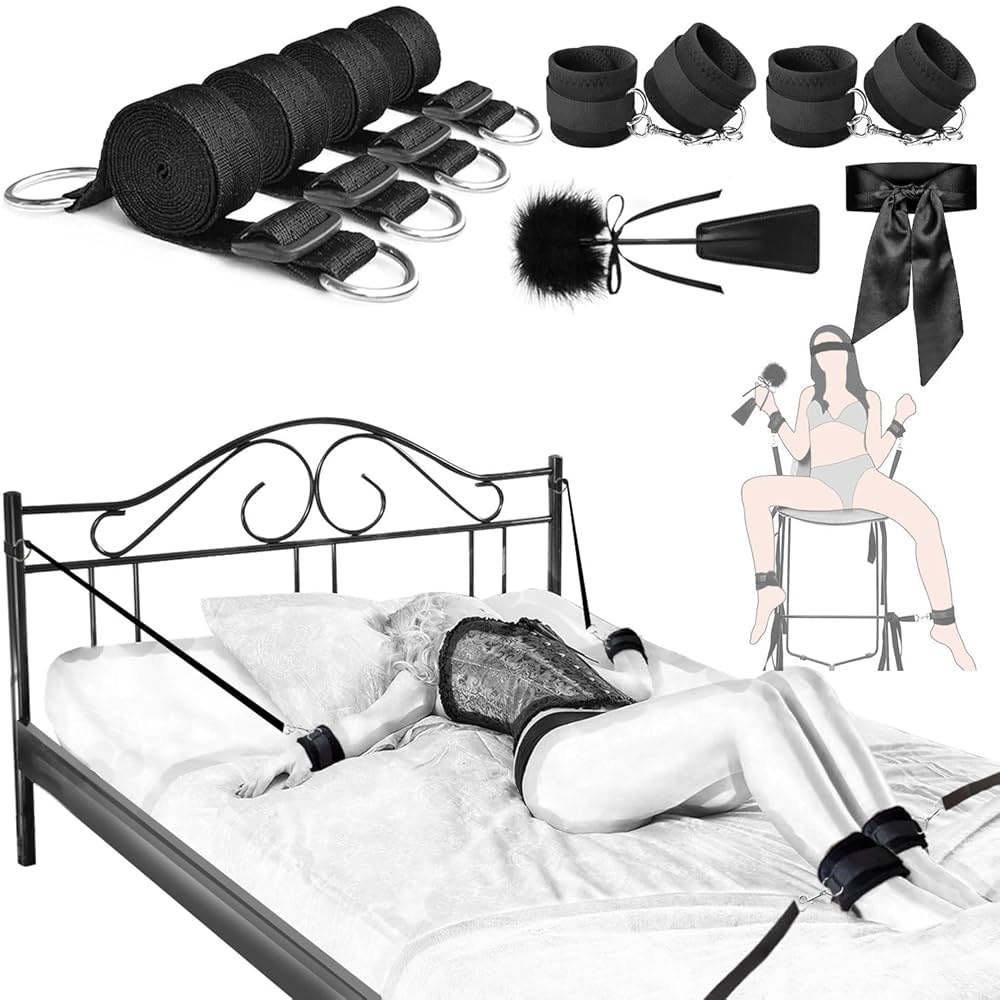 A relevant stock photo of bdsm bed in a typical setting.
