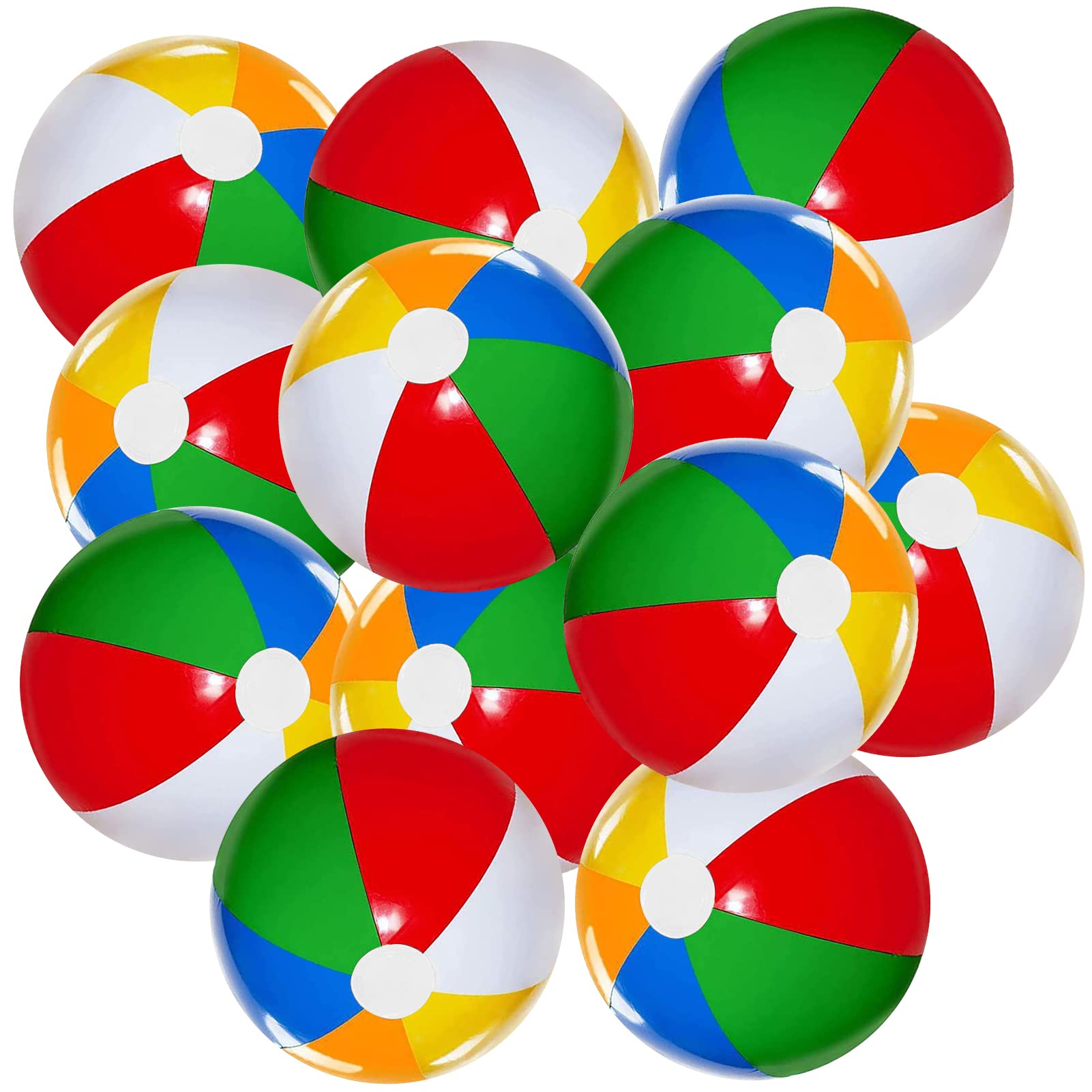 A relevant stock photo of beach ball balls in a typical setting.