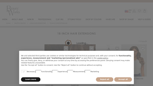 Beauty Works - 18 Inch Clip-In Hair Extensions
