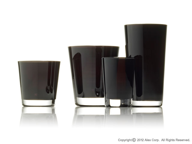 A relevant stock photo of black glass colour in a typical setting.