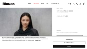 Blauer - Gem Rhinestone Hoodie