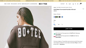 BoandTee - Acid Wash Oversized Hoodie