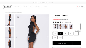Bombshell Sportswear - Diamond Dress