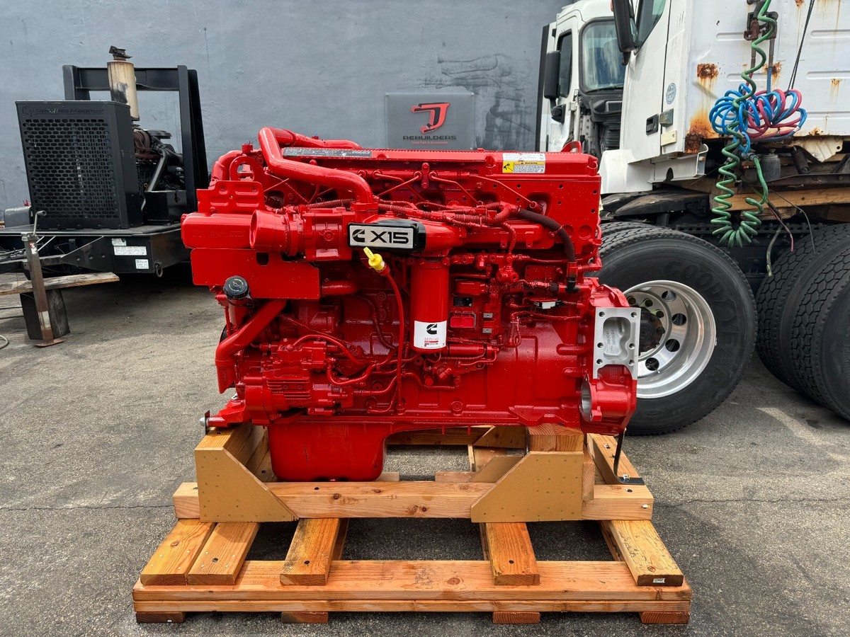 A relevant stock photo of brand new cummins isx engine for sale in a typical setting.