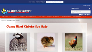 Cackle Hatchery - Game Birds & Eggs