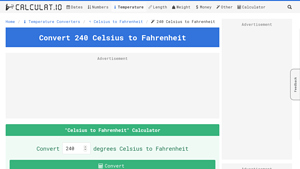 Calculat.io - Celsius to Fahrenheit Converter