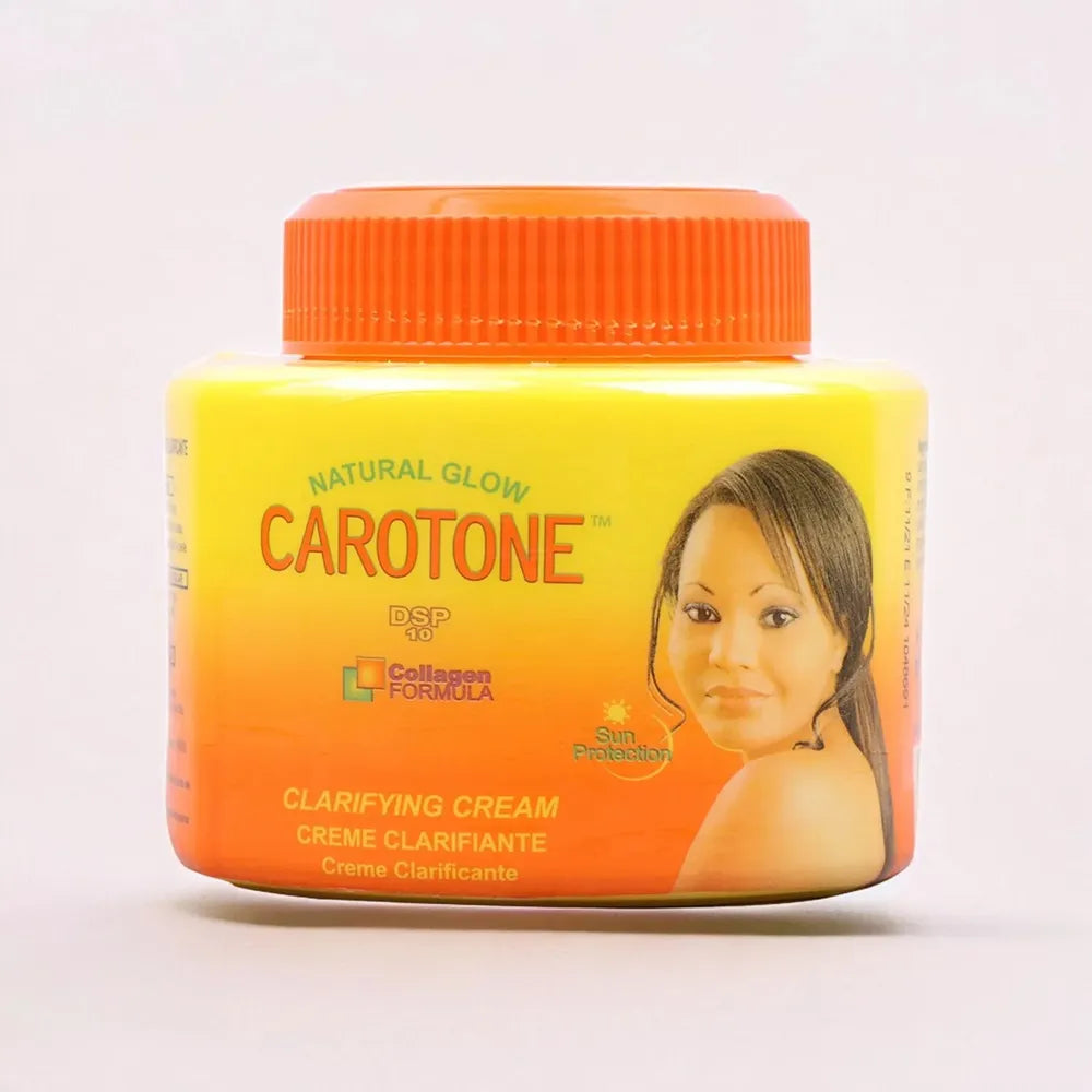 A relevant stock photo of carotone cream in a typical setting.