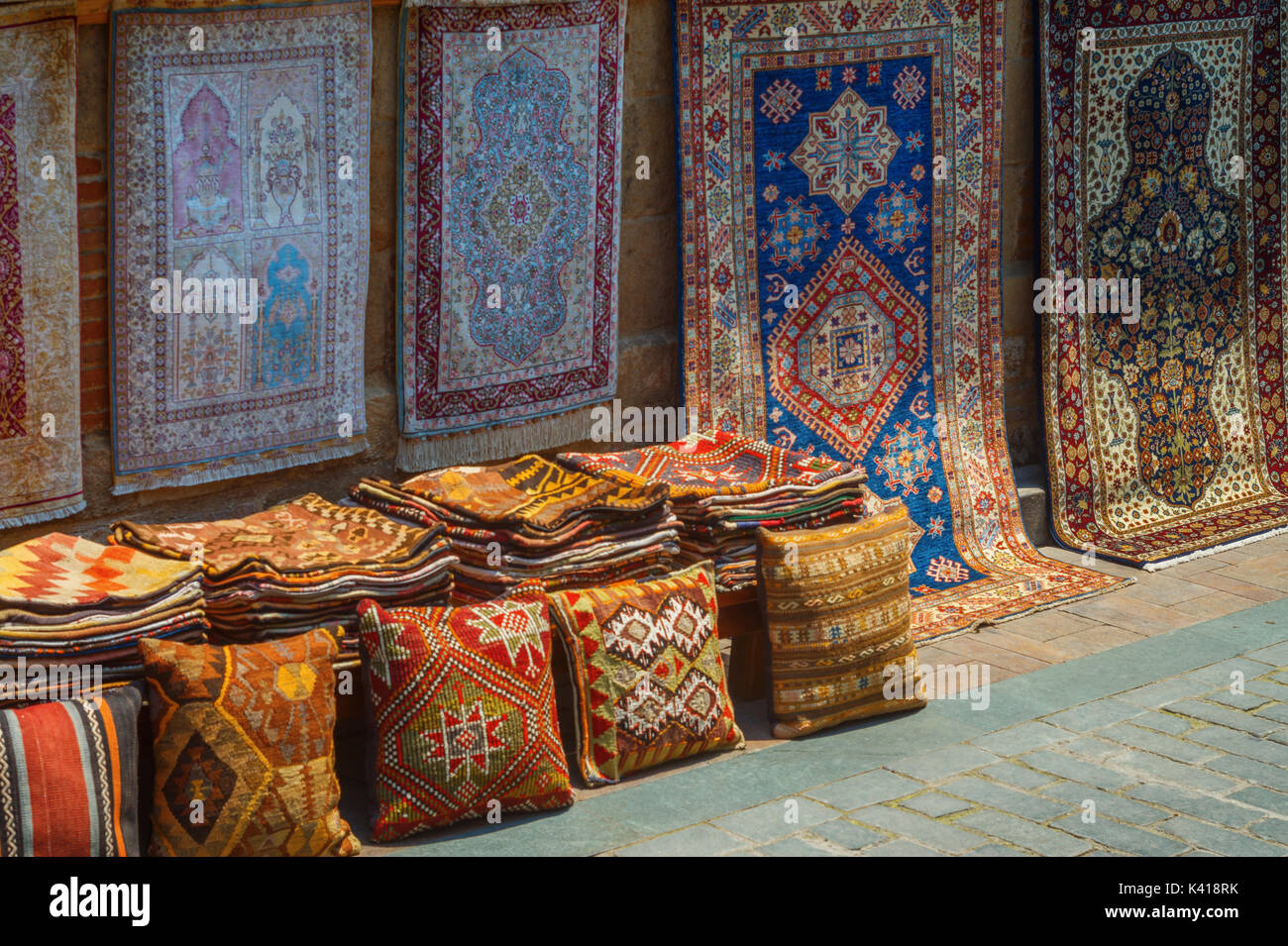 A relevant stock photo of carpet turki in a typical setting.