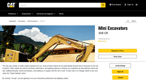 Cat - 308 CR Mini Excavator