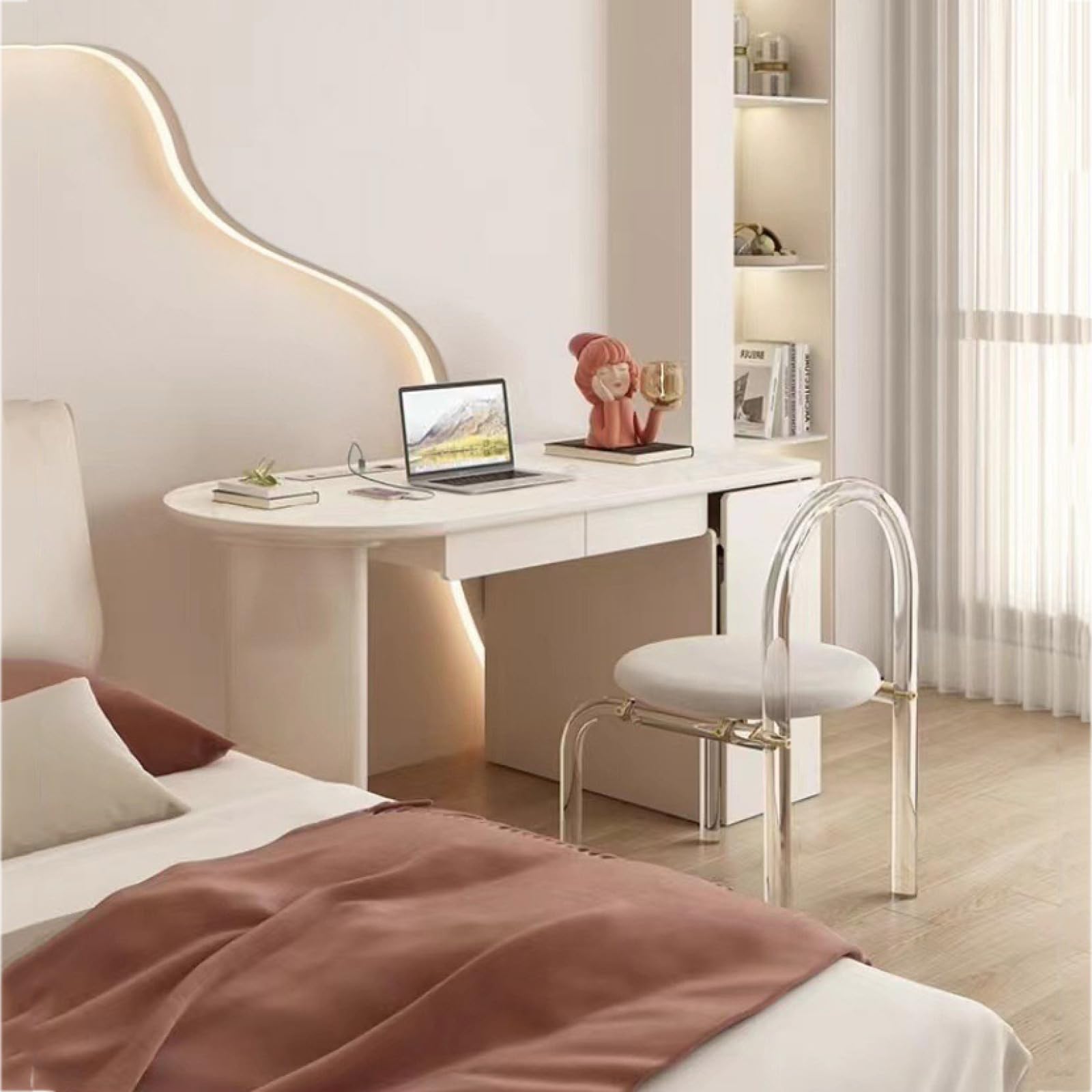 A relevant stock photo of chair cosmetic in a typical setting.