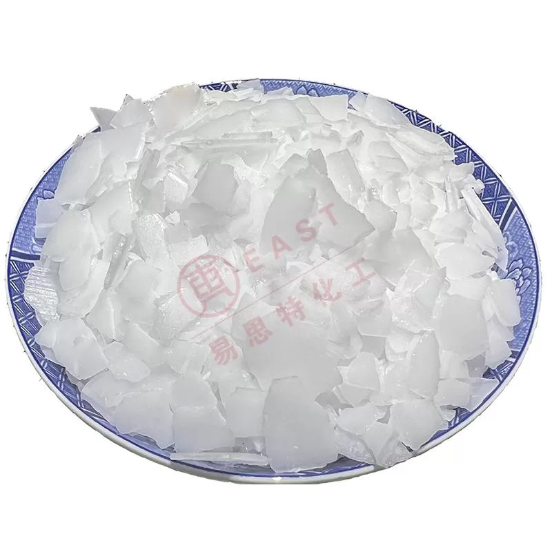A relevant stock photo of chemipakhsh net caustic soda flake in a typical setting.