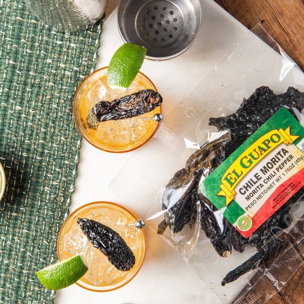 A relevant stock photo of chile morita in a typical setting.