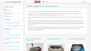Chocovision - Chocolate Tempering Machines