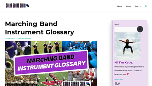Color Guard Club - Woodwind and Brass Instruments