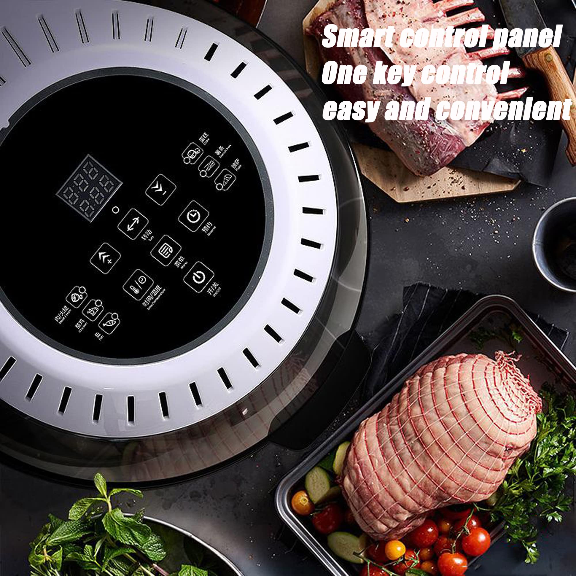 A relevant stock photo of commercial air fryer in a typical setting.