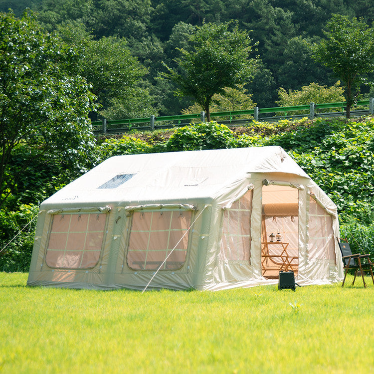 A relevant stock photo of coody tent in a typical setting.