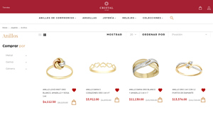 Cristal Joyas - Anillo Love Knot 14K