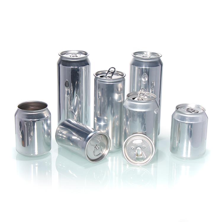 A relevant stock photo of custom beverage cans containers in a typical setting.