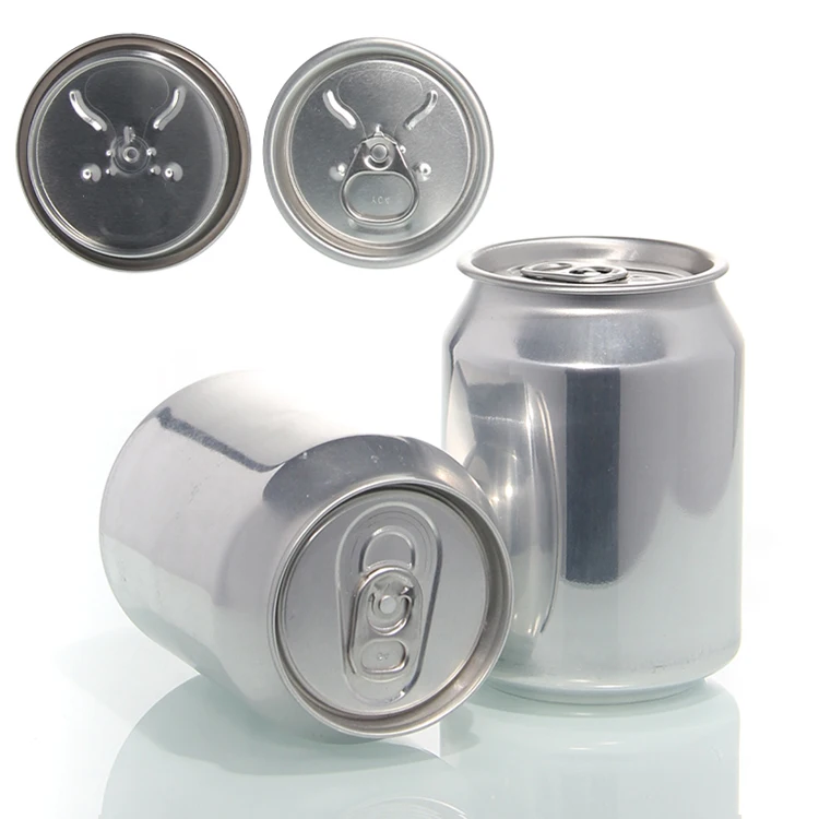 A relevant stock photo of custom beverage cans containers in a typical setting.