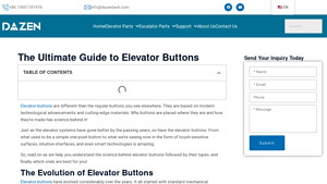 Dazentech - Elevator Button Innovations