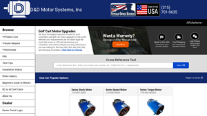 D&D Motor Systems - Golf Cart Motors and Controllers