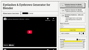 Dean Zarkov - Eyelashes & Eyebrows Generator