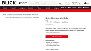 Grafix - Clear Acetate Rolls