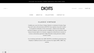 DIGITS - Classic Vintage Finger Timepieces