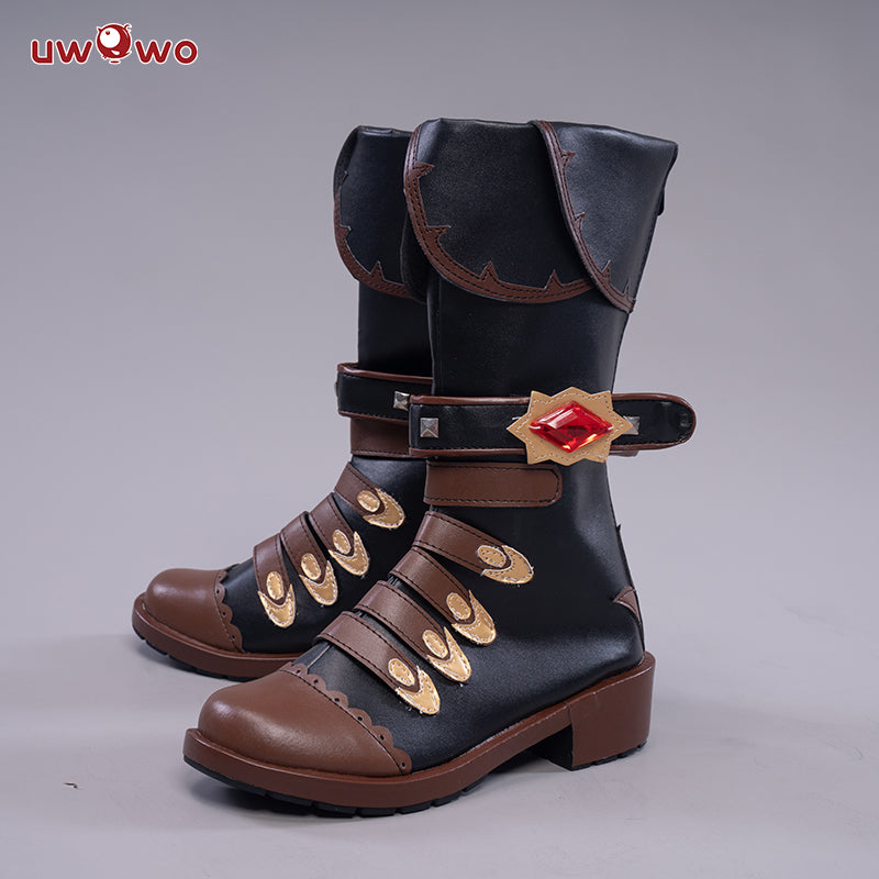 A relevant stock photo of diluc cosplay shoes in a typical setting.